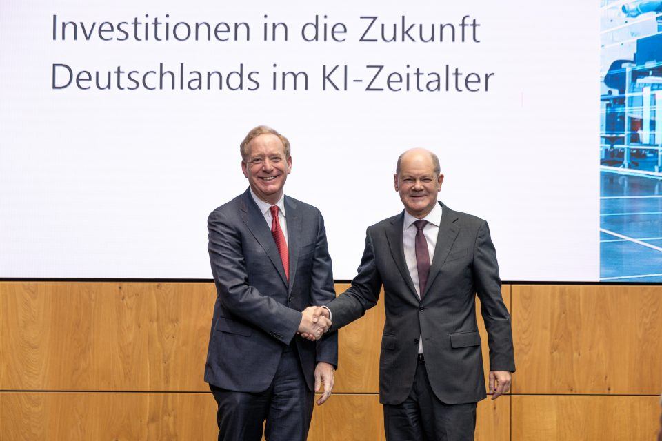Microsoft makes €3.2bn bet on Germany as Europe’s AI hub