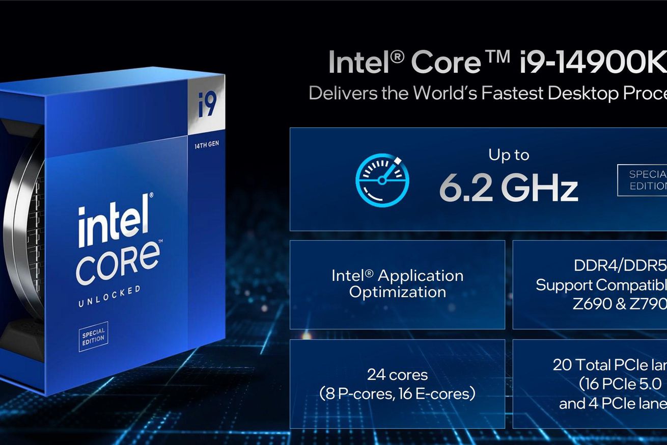 Intel’s new Core i9-14900KS arrives today for $699 with boosts up to 6.2GHz