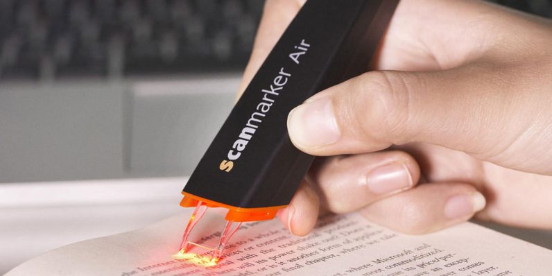 The Scanmarker Air Scanner lets you scan notes and save them to your phone or computer— and now, it’s $30 off