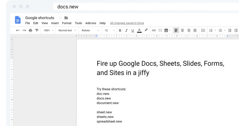 This is the fastest way to start a new Google doc, sheet, or presentation
