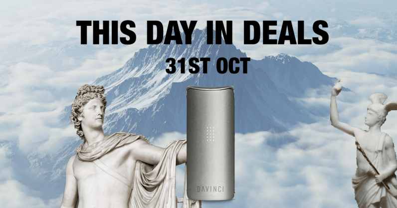 This Day in Deals: A weed vape for toasting important trade treaties
