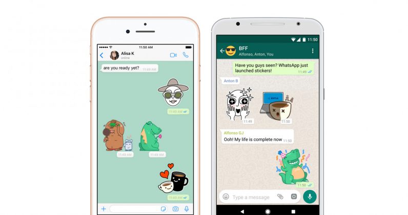 WhatsApp introduces stickers at last