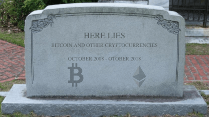 Research: Cryptocurrency is dying