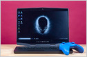 Alienware m15 review: sleek lightweight design while retaining great gaming performance and battery life, but it's expensive, has poor audio, and can get warm (Sherri L. Smith/Laptop Mag)
