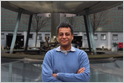 Tony Ageh, chief digital officer of New York Public Library, talks about privacy concerns and other issues as libraries embrace digital transformation (Frank Catalano/GeekWire)