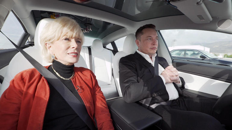 Elon stokes stupidity by driving Tesla Model 3 unsafely on 60 minutes