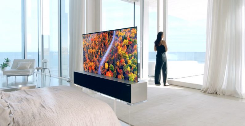 LG’s amazing roll-up TV is now the real deal, and it goes on sale this spring