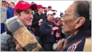 Twitter, citing rules violation, suspends account that helped amplify the video of an encounter between a Native American elder and students wearing MAGA hats (Donie O'Sullivan/CNN)