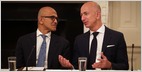 Satya Nadella says Cortana won't challenge Alexa and Google Assistant directly, instead Microsoft will focus on making it a skill on other voice platforms (Business Insider)