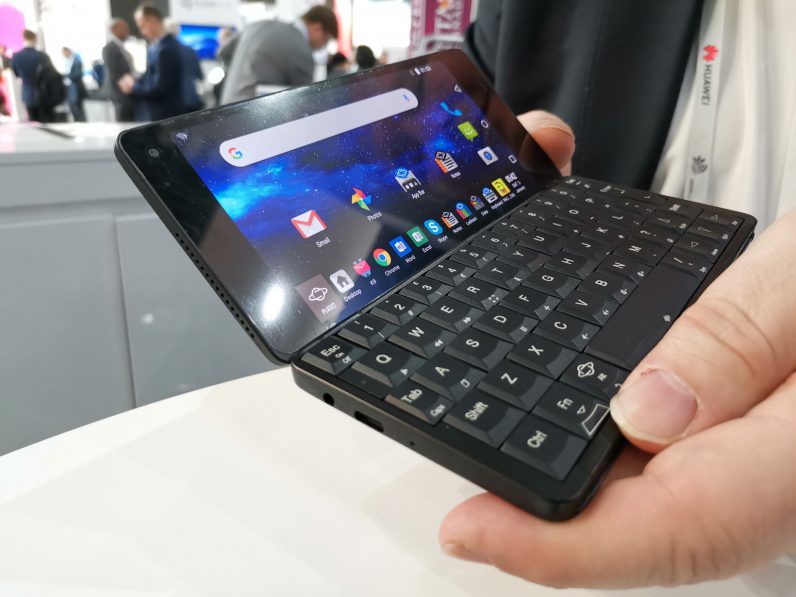 The Planet Computers Cosmo is a laptop/phone hybrid that fits in your pocket