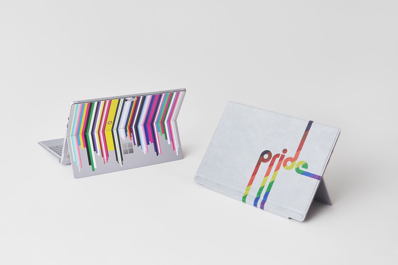 Microsoft unveils pride Surface Type Cover and skin