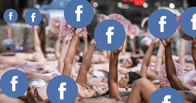 Naked protestors redress Facebook’s prude nudity policy