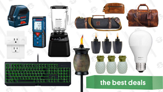 Saturday's Best Deals: Nintendo Switch, Philips Hue Bulbs, Tiki Torches, Cat Lounges, and More