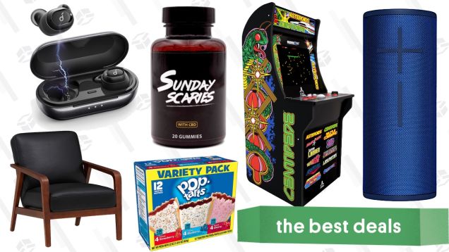 Saturday's Best Deals: Sunday Scaries, Arcade Cabinet, Trendy Furniture, Prime Pantry, and More