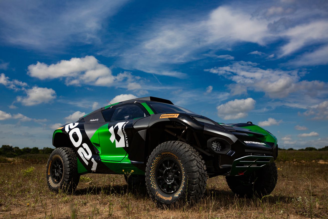 Formula E’s electric off-road SUV is an absolute unit