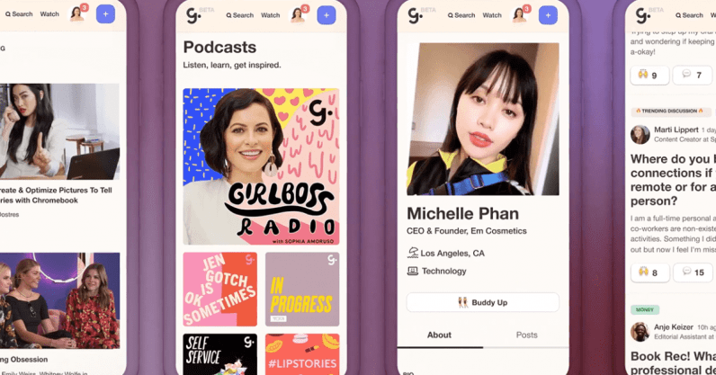 Girlboss launches its first-ever social network, a ‘LinkedIn’ for women