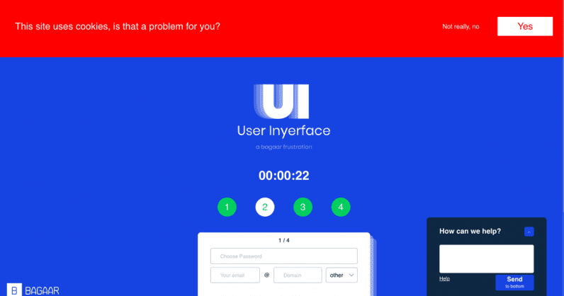 ‘User in yer face’ is an online museum of design horrors