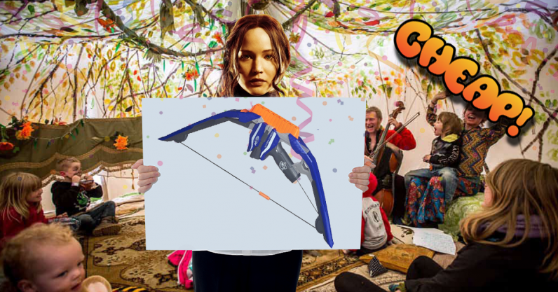 CHEAP: Live your ‘Hunger Games’ fantasies with a kickass Nerf Bow for only $24
