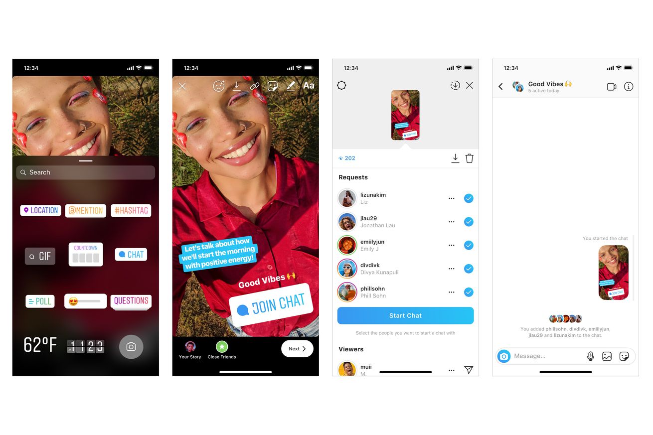 Instagram’s new Stories sticker lets you ask your followers to join a new group chat