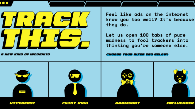 Fool Advertising Trackers with Mozilla's 'Track This'
