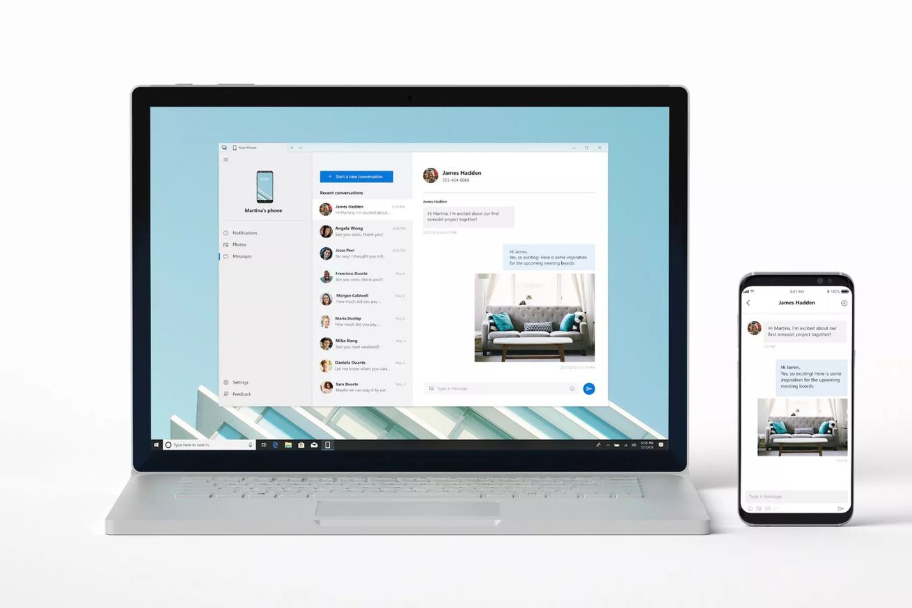 Microsoft’s Your Phone app can now mirror your Android phone’s notifications