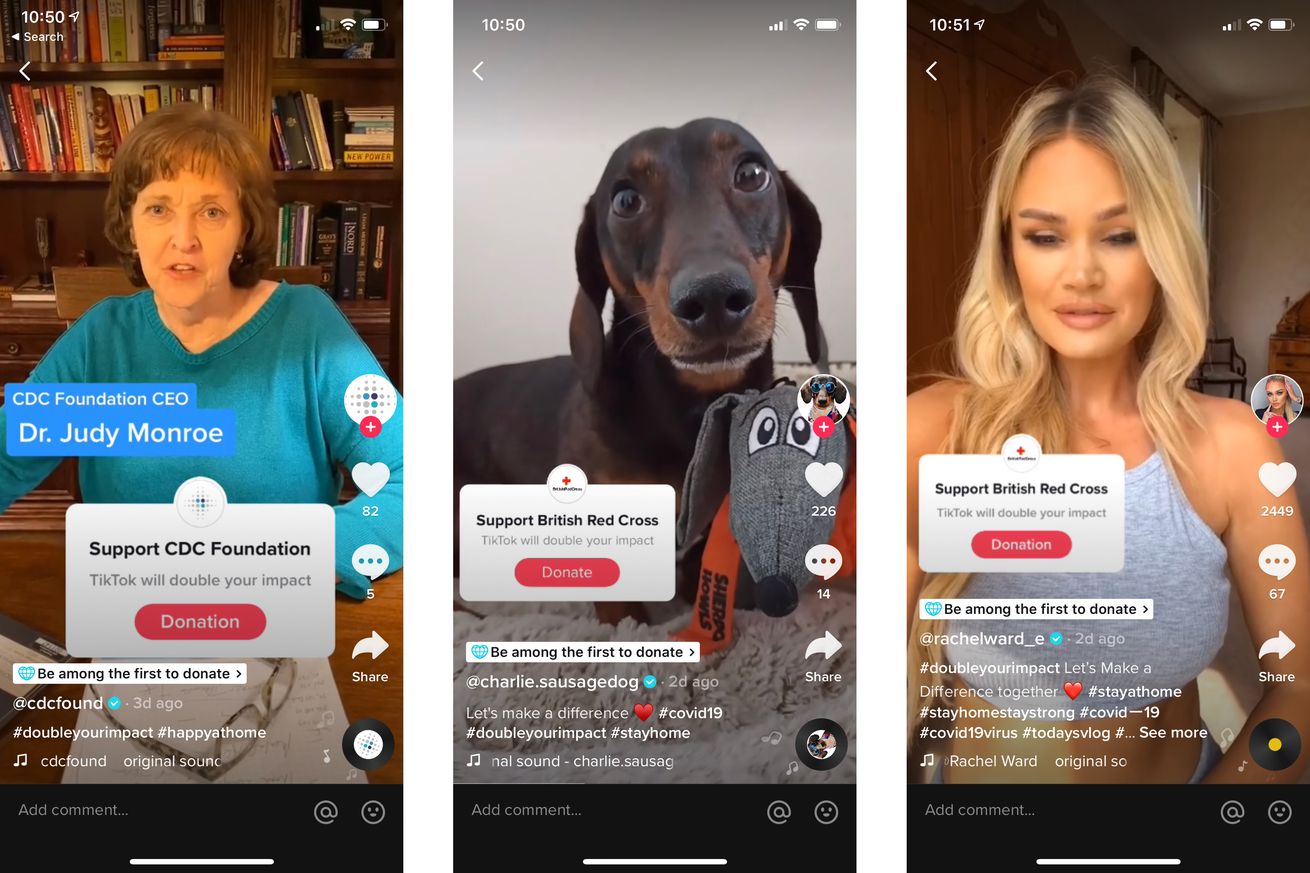 TikTok’s latest stickers let you donate to charity