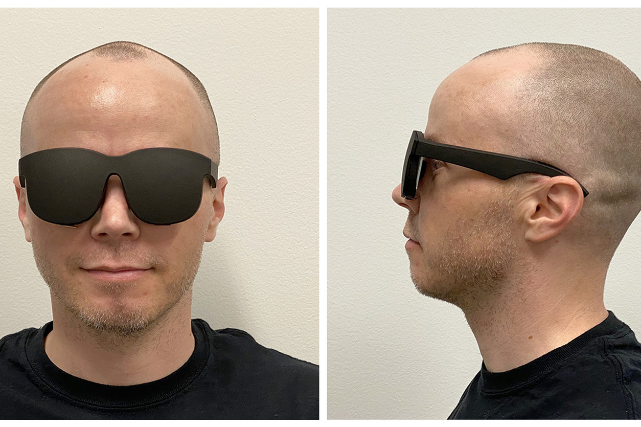 Facebook’s newest proof-of-concept VR headset looks like a pair of sunglasses