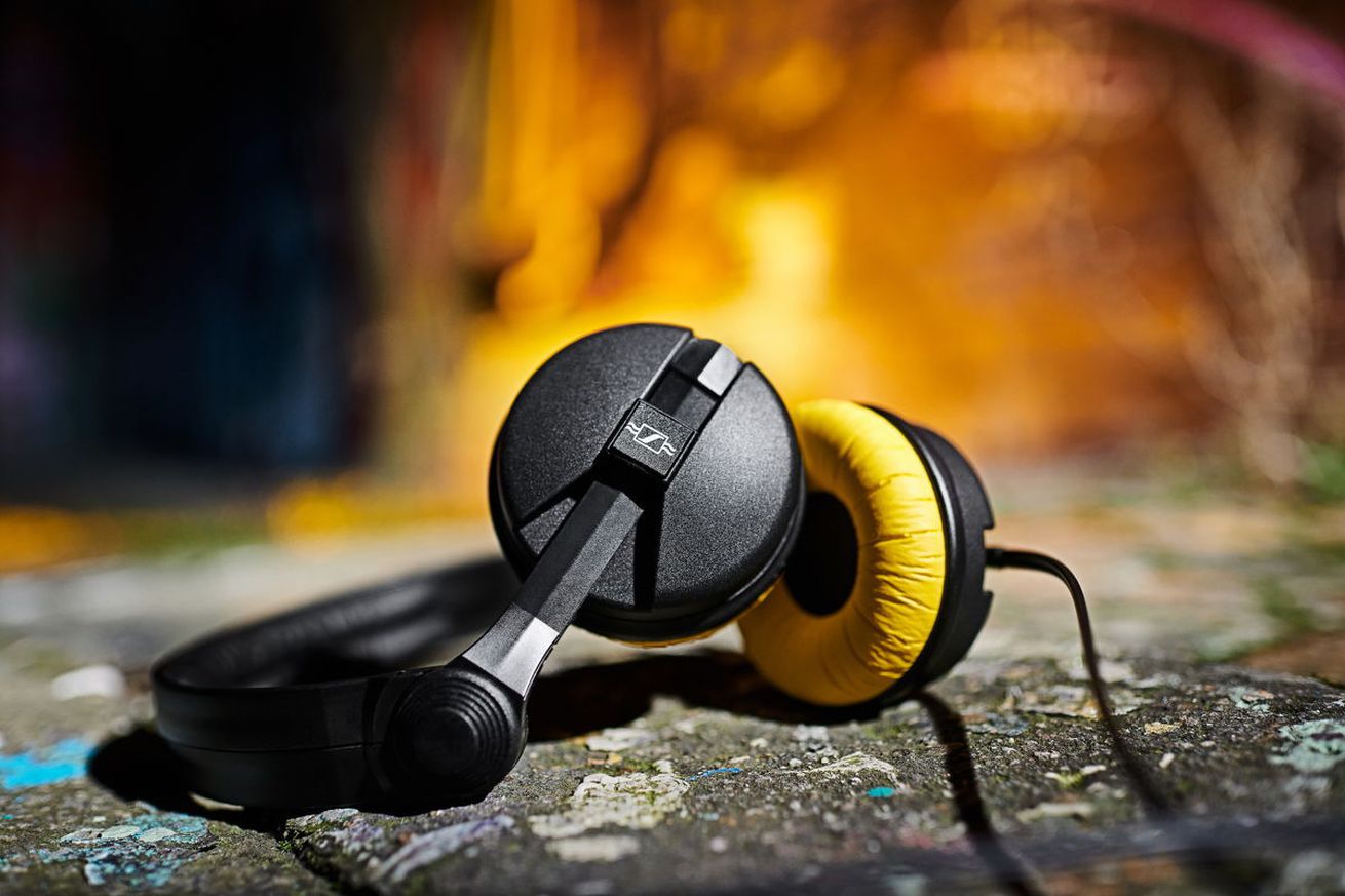 Sennheiser’s limited edition HD 25 headphones have a pop of retro color