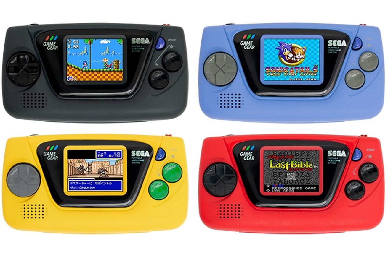Sega’s Game Gear Micro is four $50 consoles with four games each
