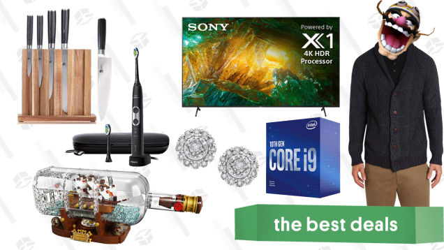 Friday's Best Deals: Intel Core i9, Kyoku Knife Set, JACHS NY Black Friday Sale, Sony X800H 65" 4K TV, Philips Sonicare Electric Toothbrush, and More