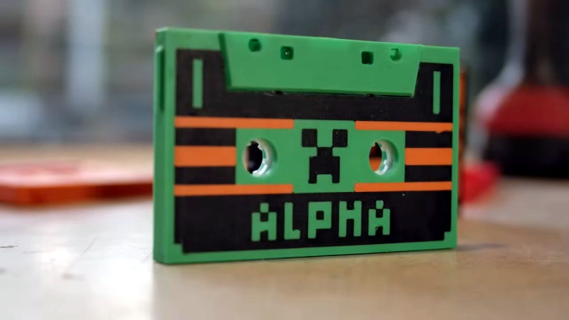 3D Printing a Cassette Is Good Retro Fun