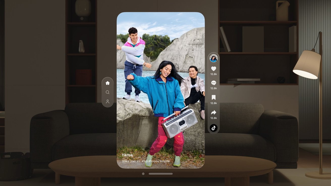 TikTok dances onto the Apple Vision Pro