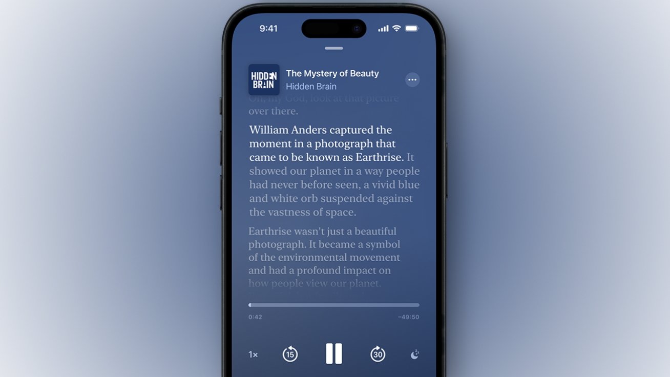 How to use the new transcripts feature in Apple Podcasts