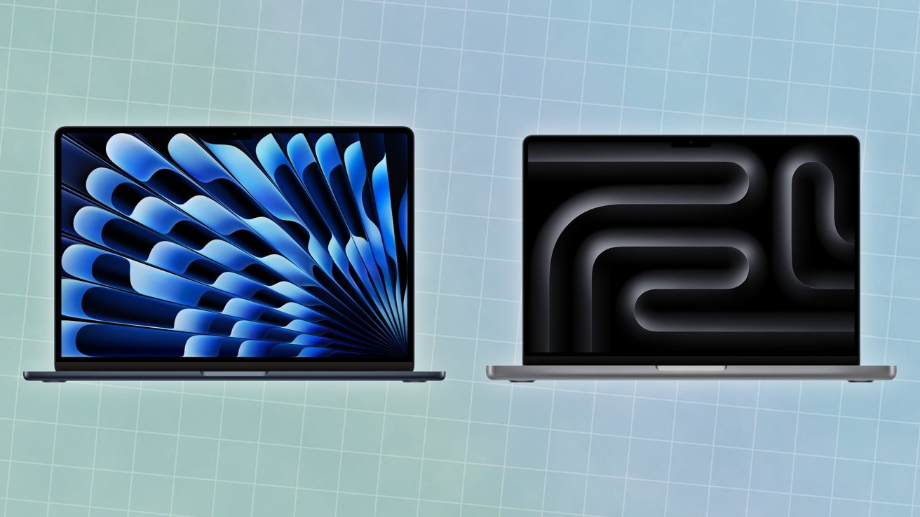 M3 15-inch MacBook Air vs M3 14-inch MacBook Pro — Comparison