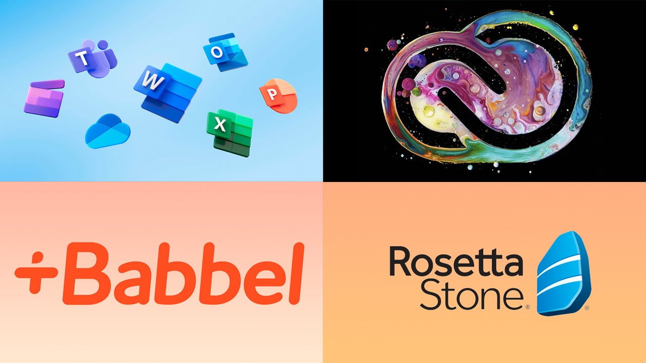 Deals: save up to $450 on Microsoft 365, Office, Adobe Creative Cloud & more