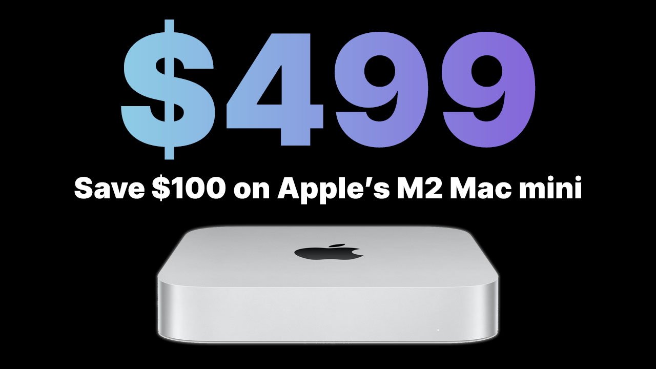 Apple’s M2 Mac mini is back down to $499 at Amazon