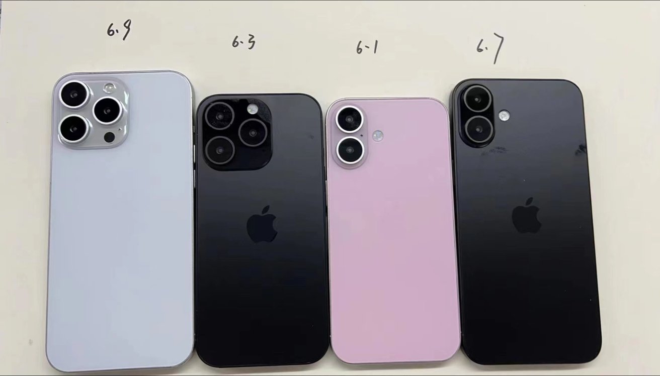 New iPhone 16 leak blows the cover off of screen sizes & camera bump