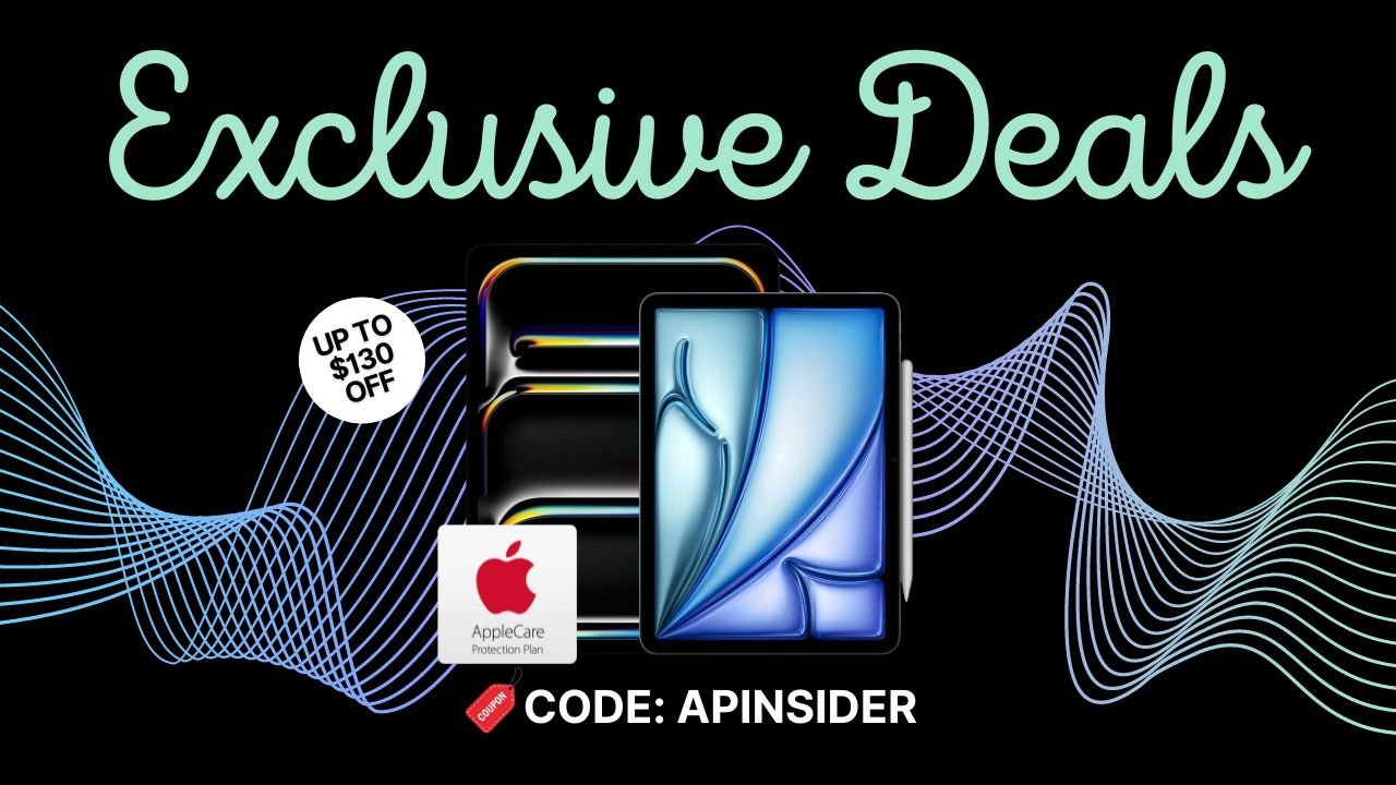 Save up to $130 on Apple’s new iPad Air & M4 iPad Pro with AppleCare