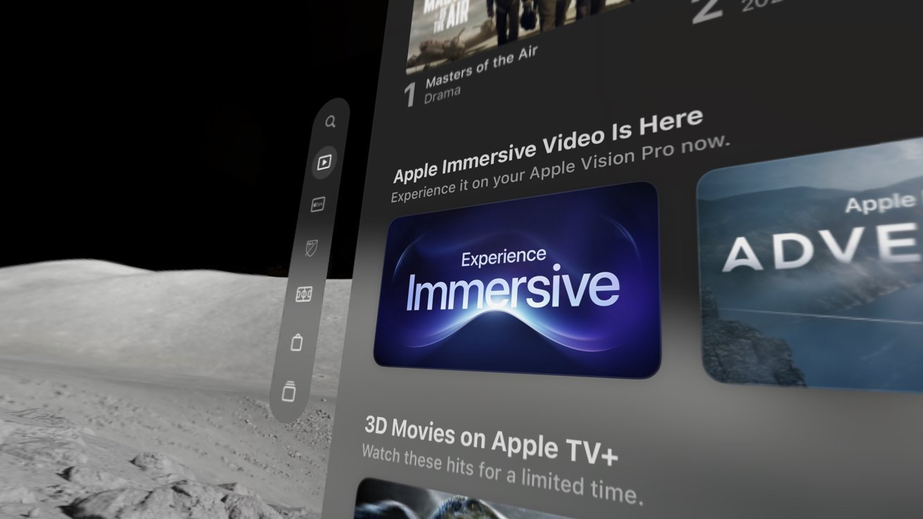 Experience Immersive sizzle reel for Apple Vision Pro updated with new scenes, sports