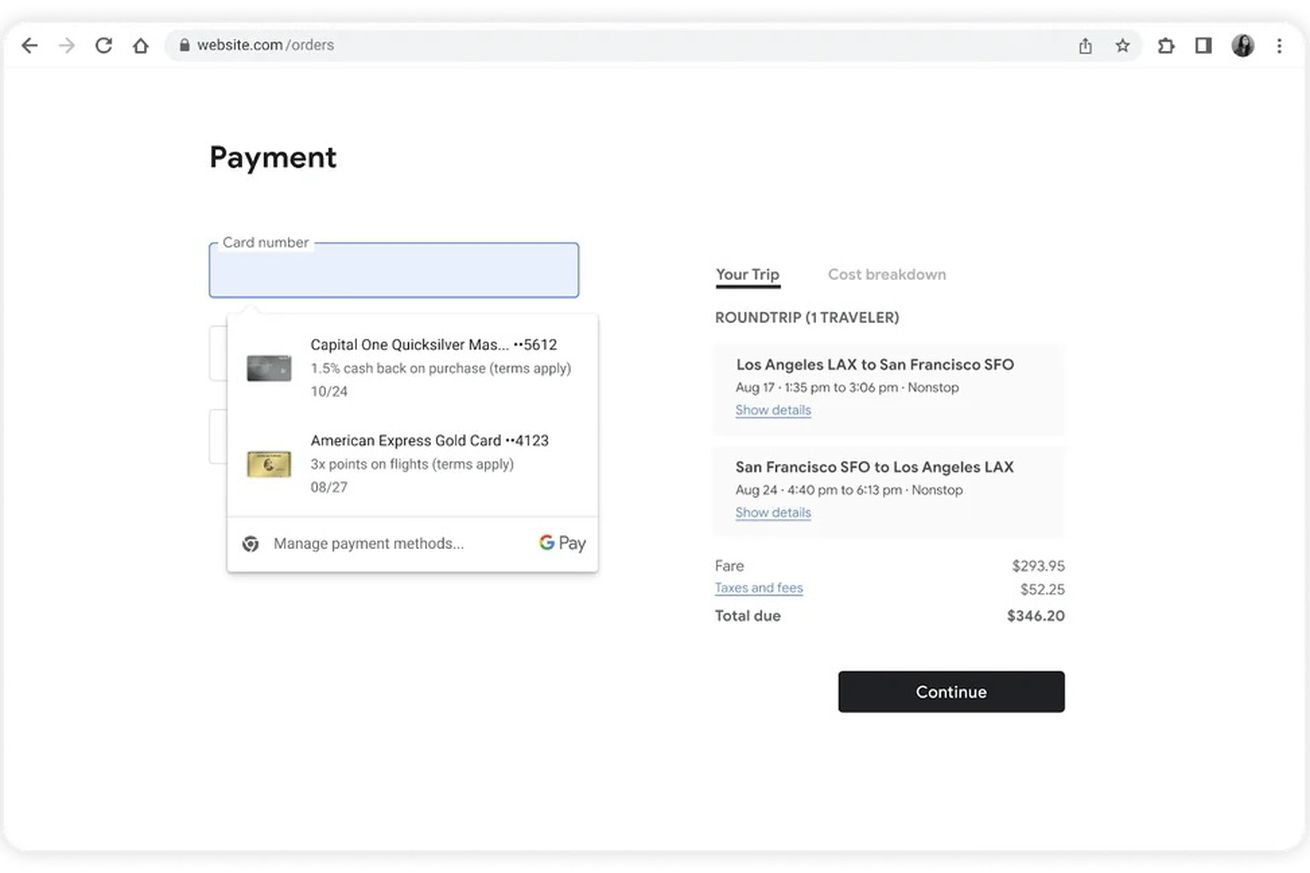Google Pay will start showing credit card benefits at checkout