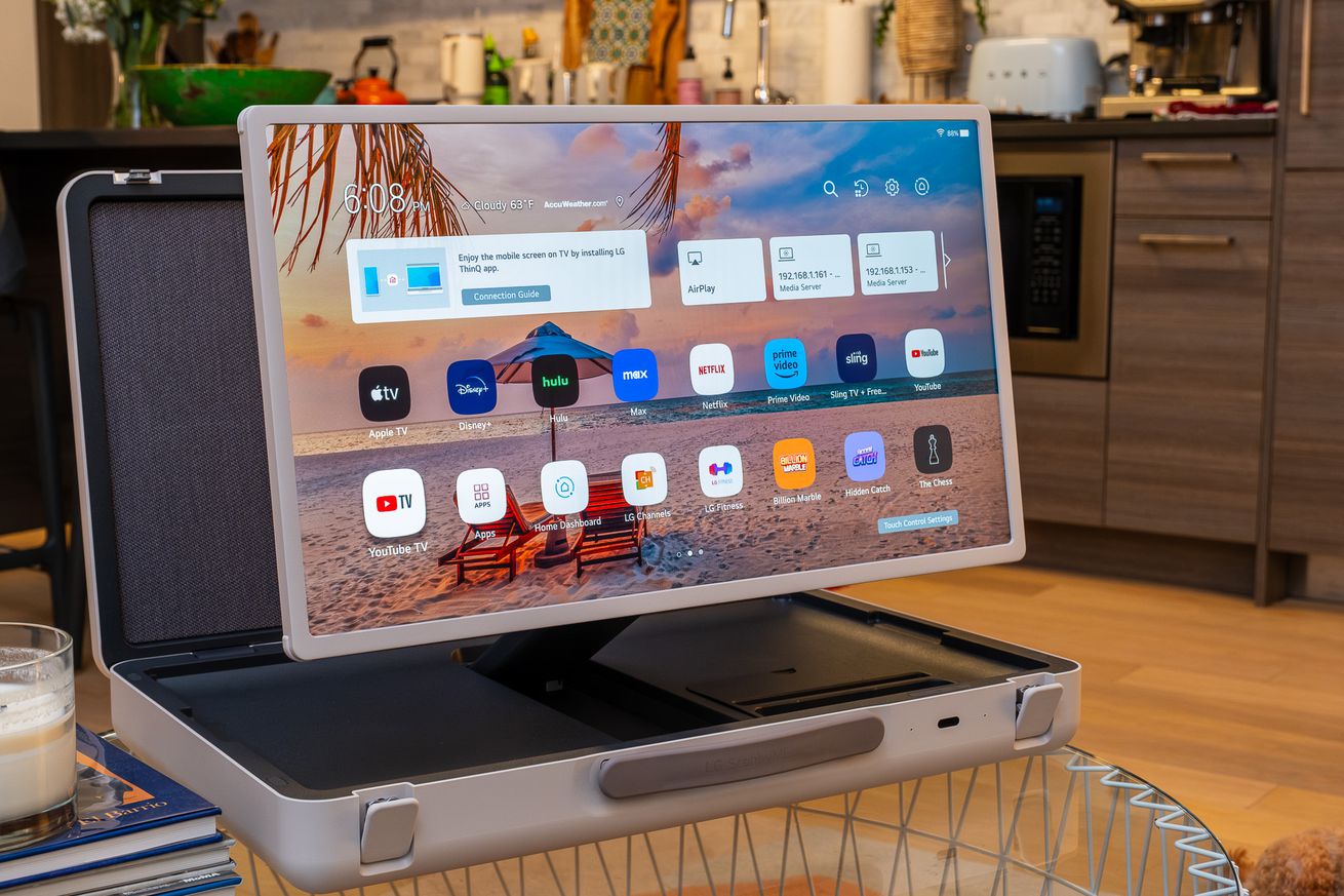 LG’s quirky briefcase TV is nearly matching its best price to date