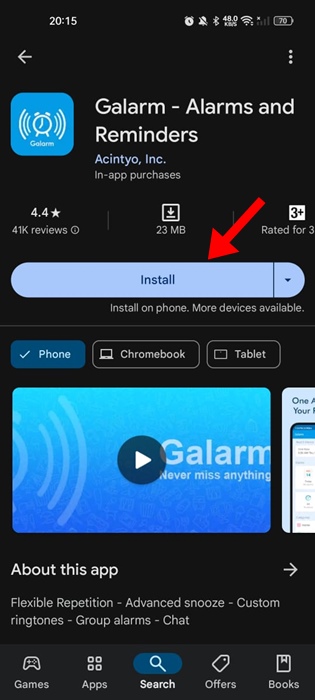 How to Play Alarm Through Headphones on Android