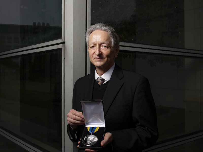 ‘Godfather of AI’ Geoffrey Hinton receives UCD’s highest honour