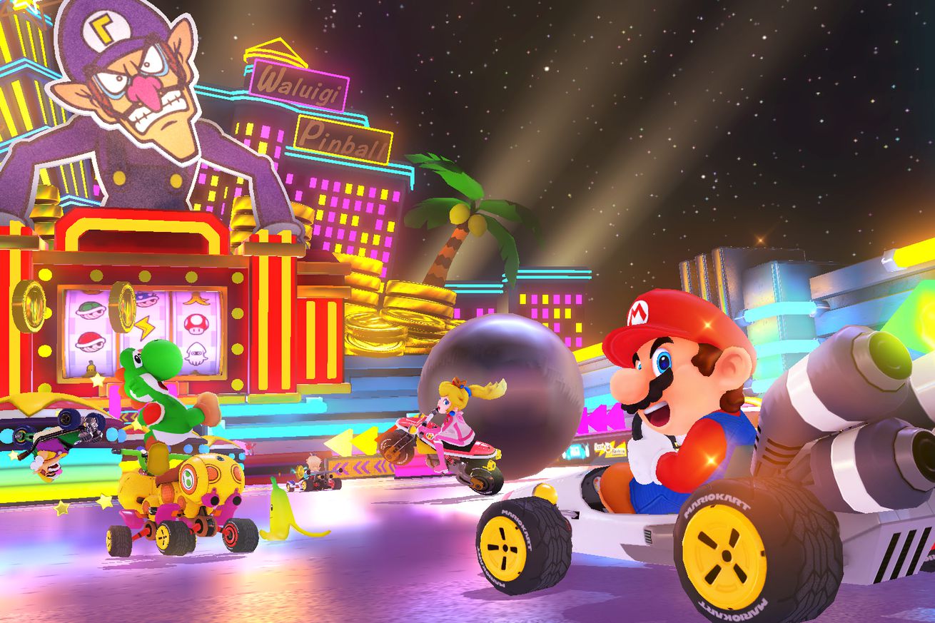 You can snag Mario Kart 8 Deluxe and all 48 DLC tracks for $20 off right now