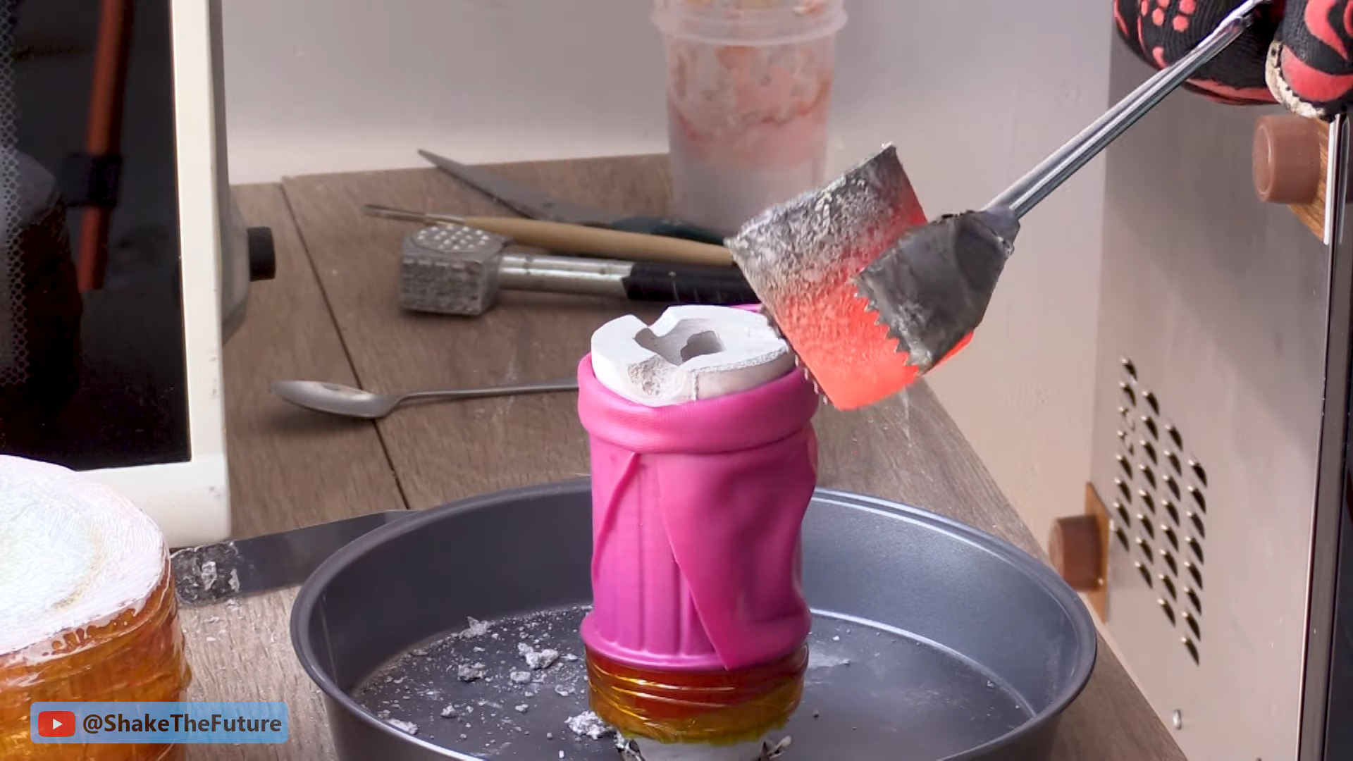 Lost Print Vacuum Casting in a Microwave