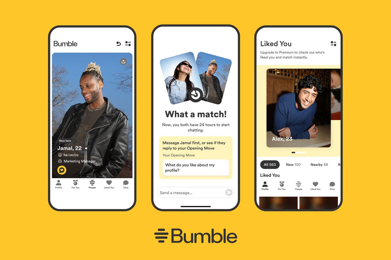 Bumble’s app redesign lets women automate conversation starters