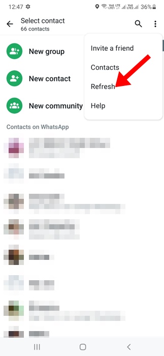 How to Fix Contacts Not Showing Up on WhatsApp