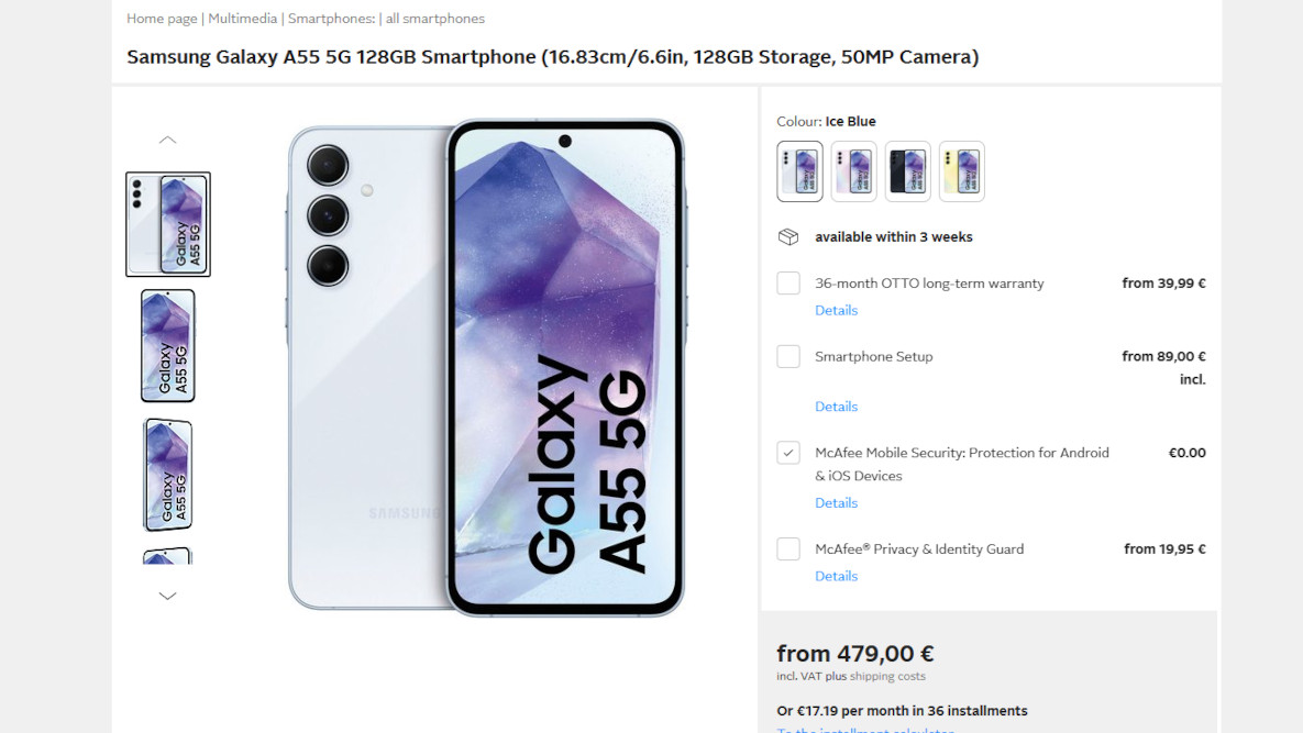 The Galaxy A35 and A55 aren’t out yet, but they’re already available to buy