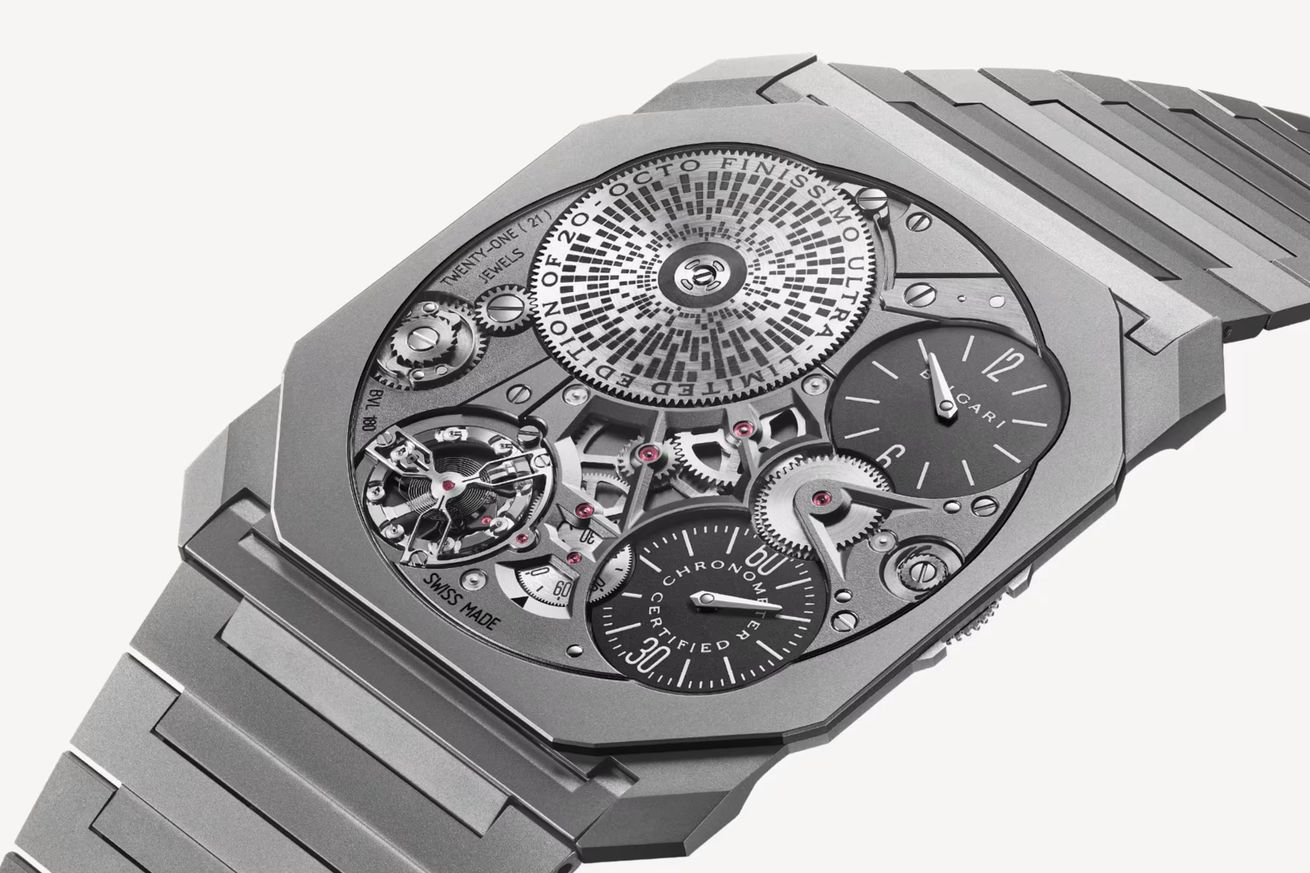 This luxury watch is about as thin as a strand of spaghetti