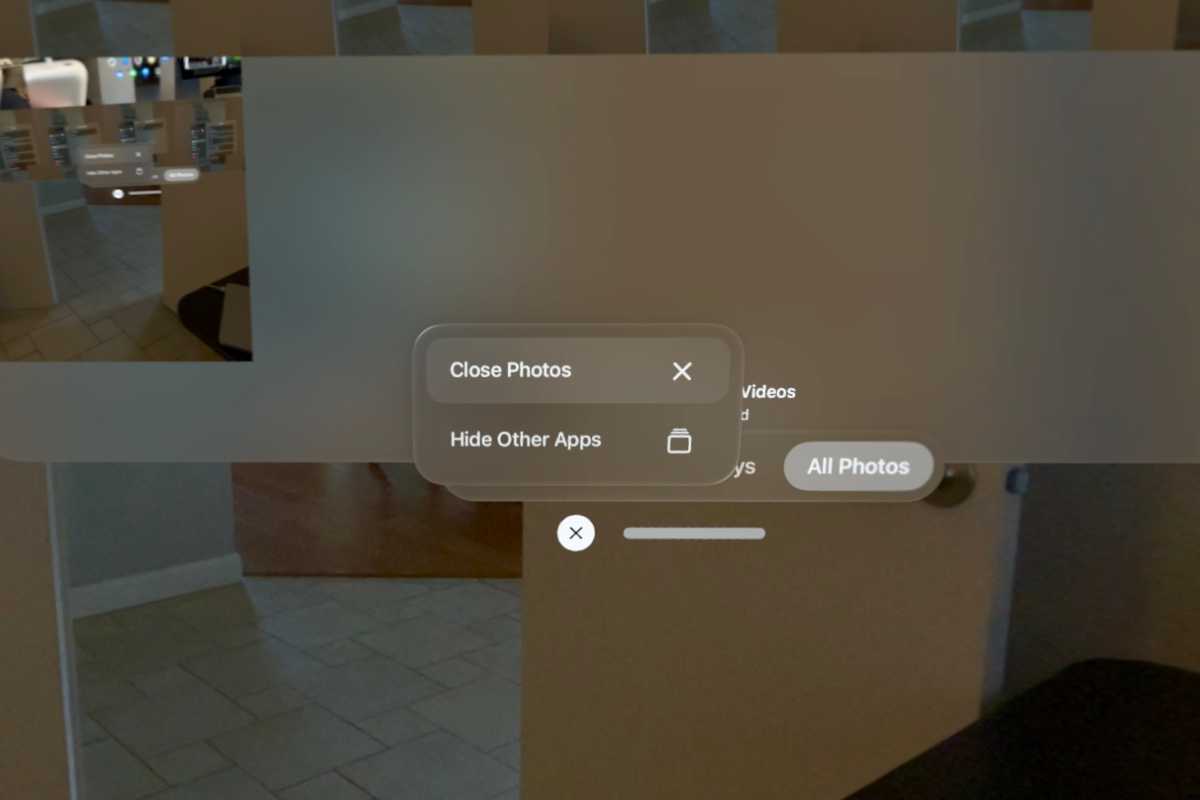 How to force-quit an app on Apple Vision Pro